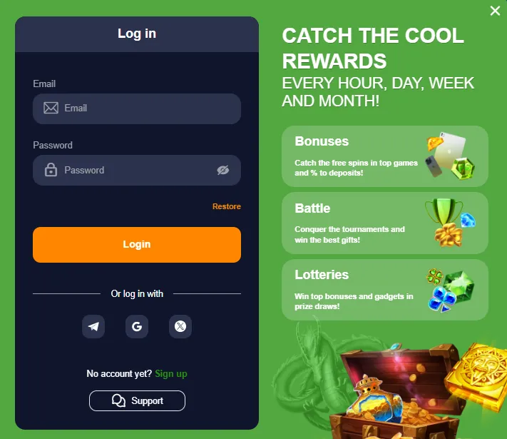 crocoreel casino log in